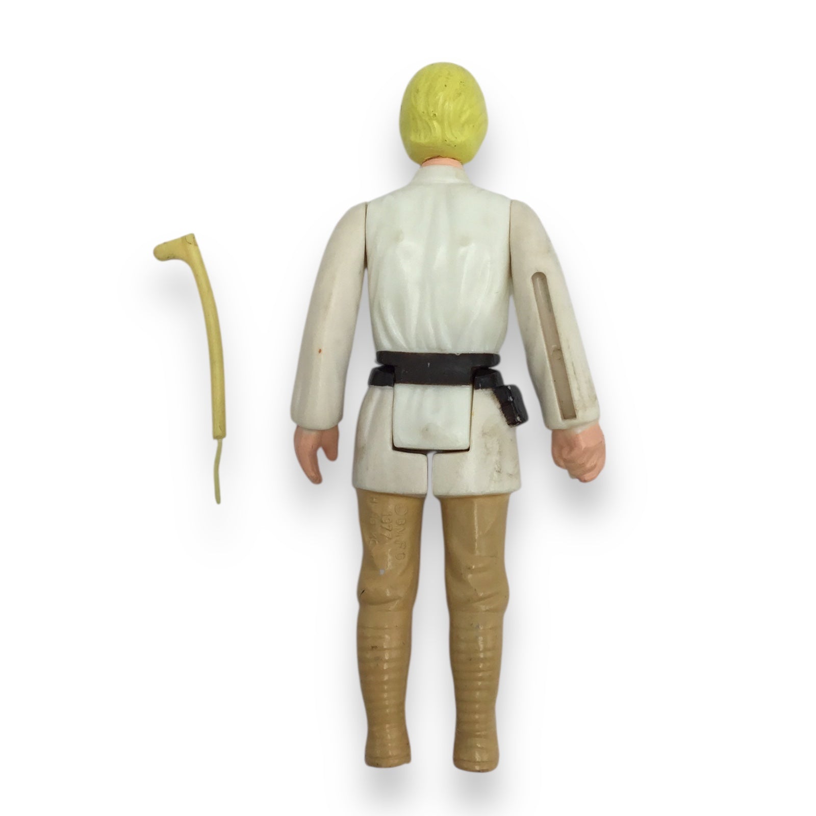 Star Wars Luke Skywalker Kenner Figure Yellow Hair Brown Eyes HK COO Lightsaber Loose