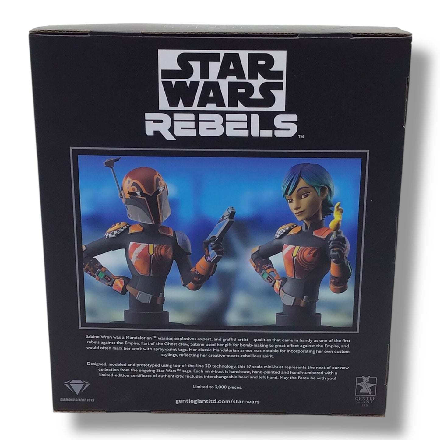 Star Wars - Sabine Wren 1:7 Scale Mini-Bust | Gentle Giant