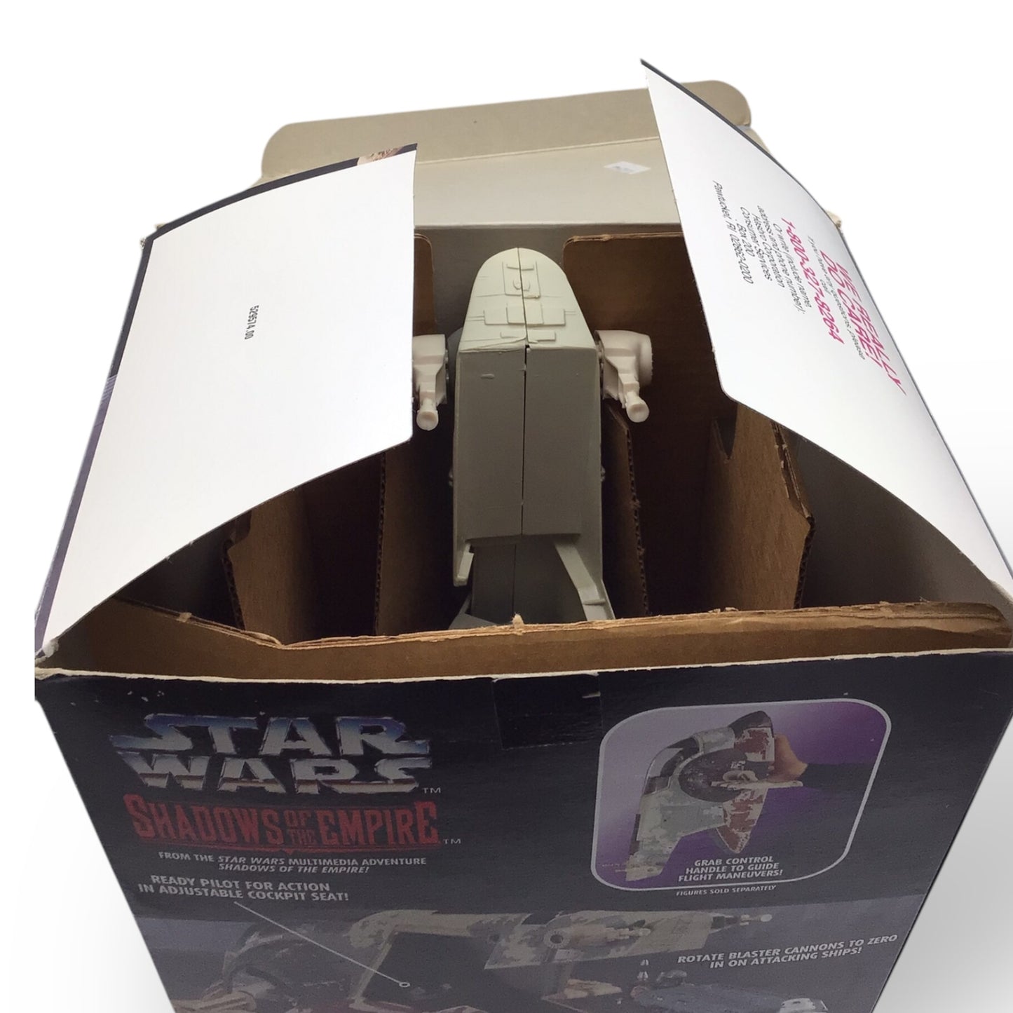 Star Wars Shadows of the Empire Boba Fett's Slave I Vehicle – 1996, Open Box