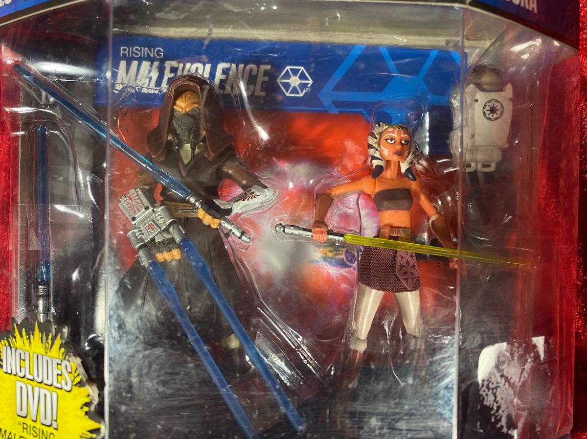 Star Wars The Clone Wars Plo Koon & Ahsoka Action Figure Set