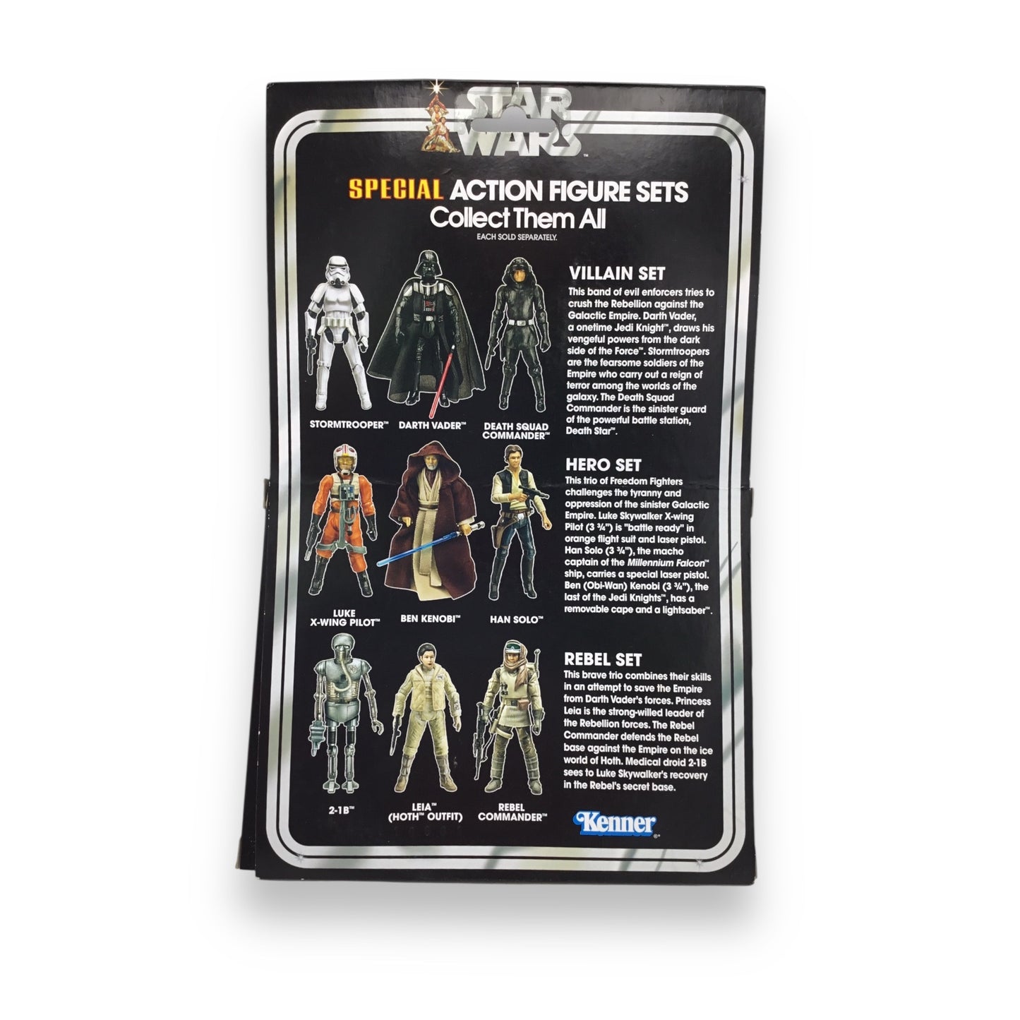 Star Wars Villain Set (Darth Vader, Stormtrooper, Death Squad Commander) Target Exclusive