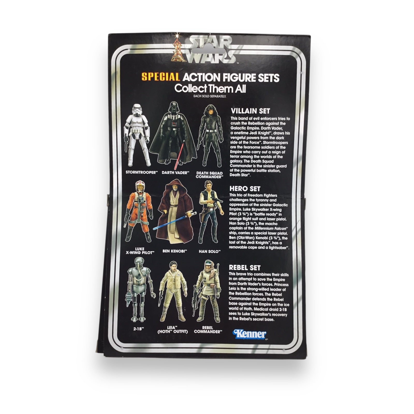Star Wars Villain Set (Darth Vader, Stormtrooper, Death Squad Commander) Target Exclusive
