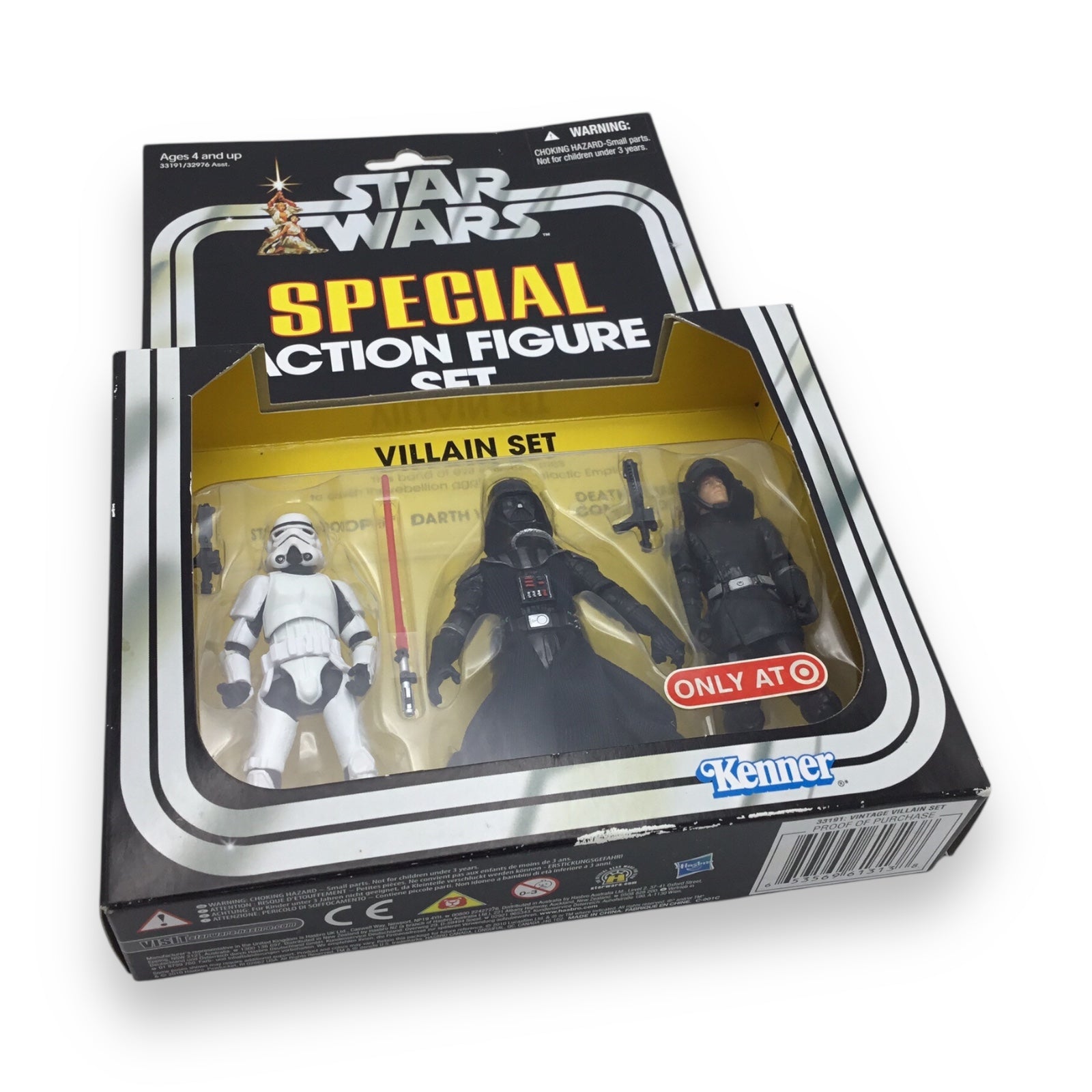 Star Wars Villain Set (Darth Vader, Stormtrooper, Death Squad Commander) Target Exclusive