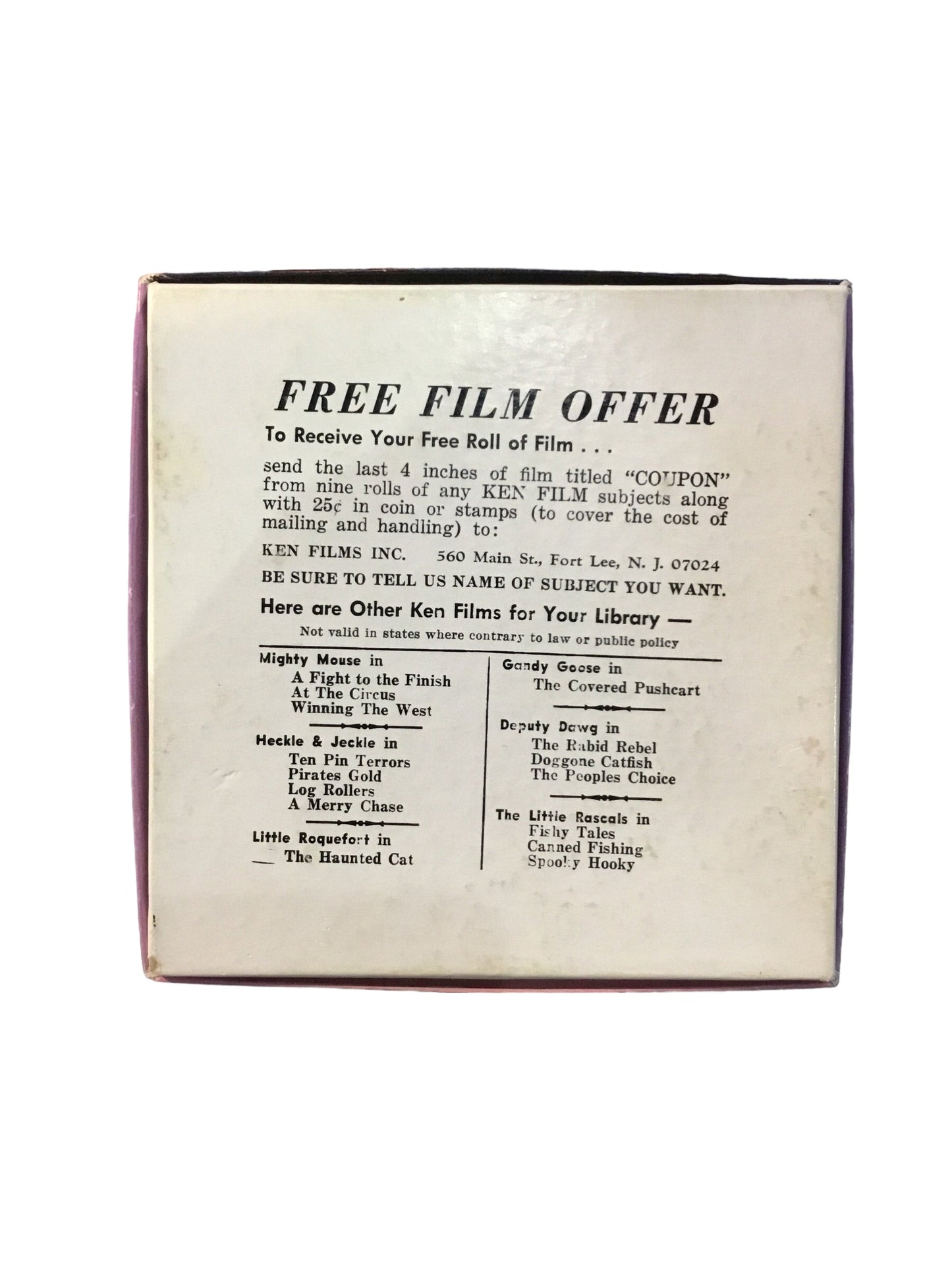 Super 8 Film The Undead B/W/Silent Rare Unspun