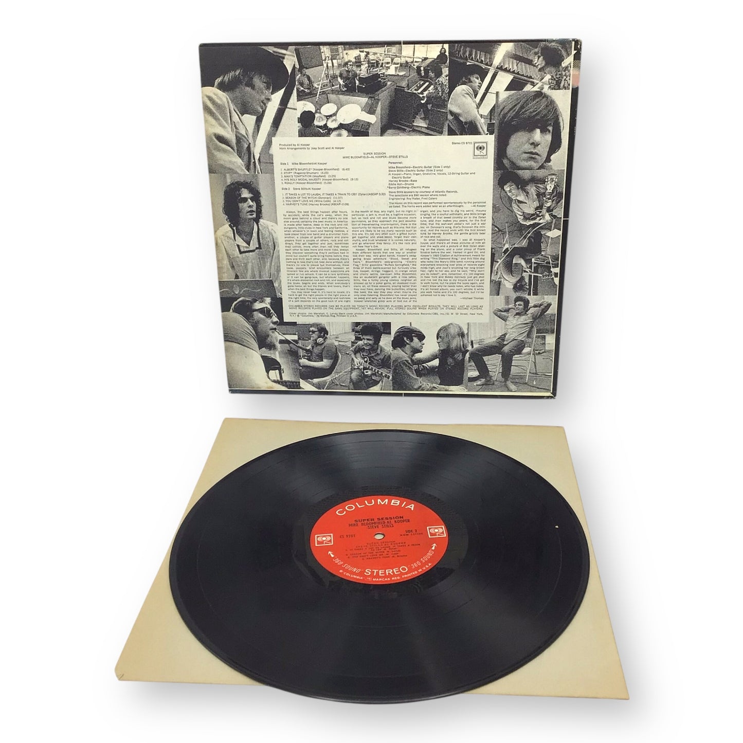 Super Session Vinyl LP Bloomfield Kooper Stills Preowned Classic Rock