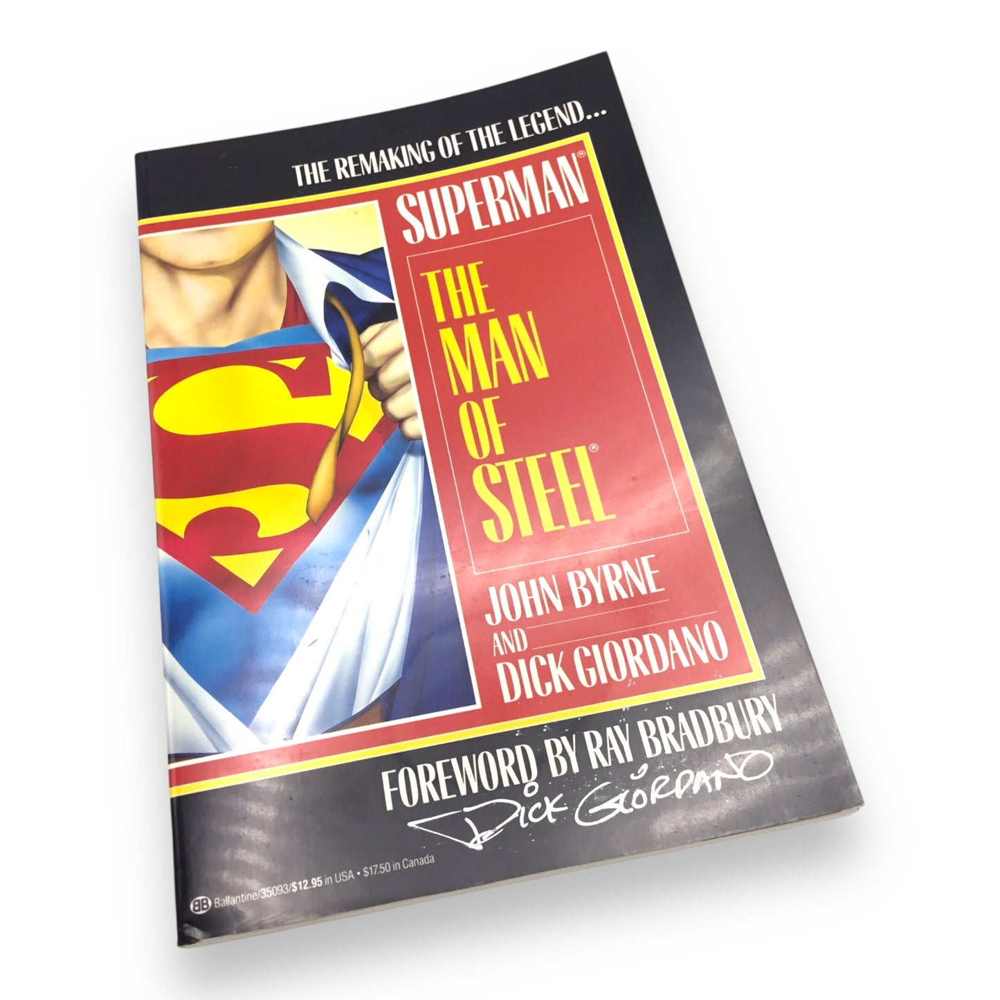 Superman: The Man of Steel – Remaking of the Legend TPB (1986, DC Comics) Signed by Dick Giordano