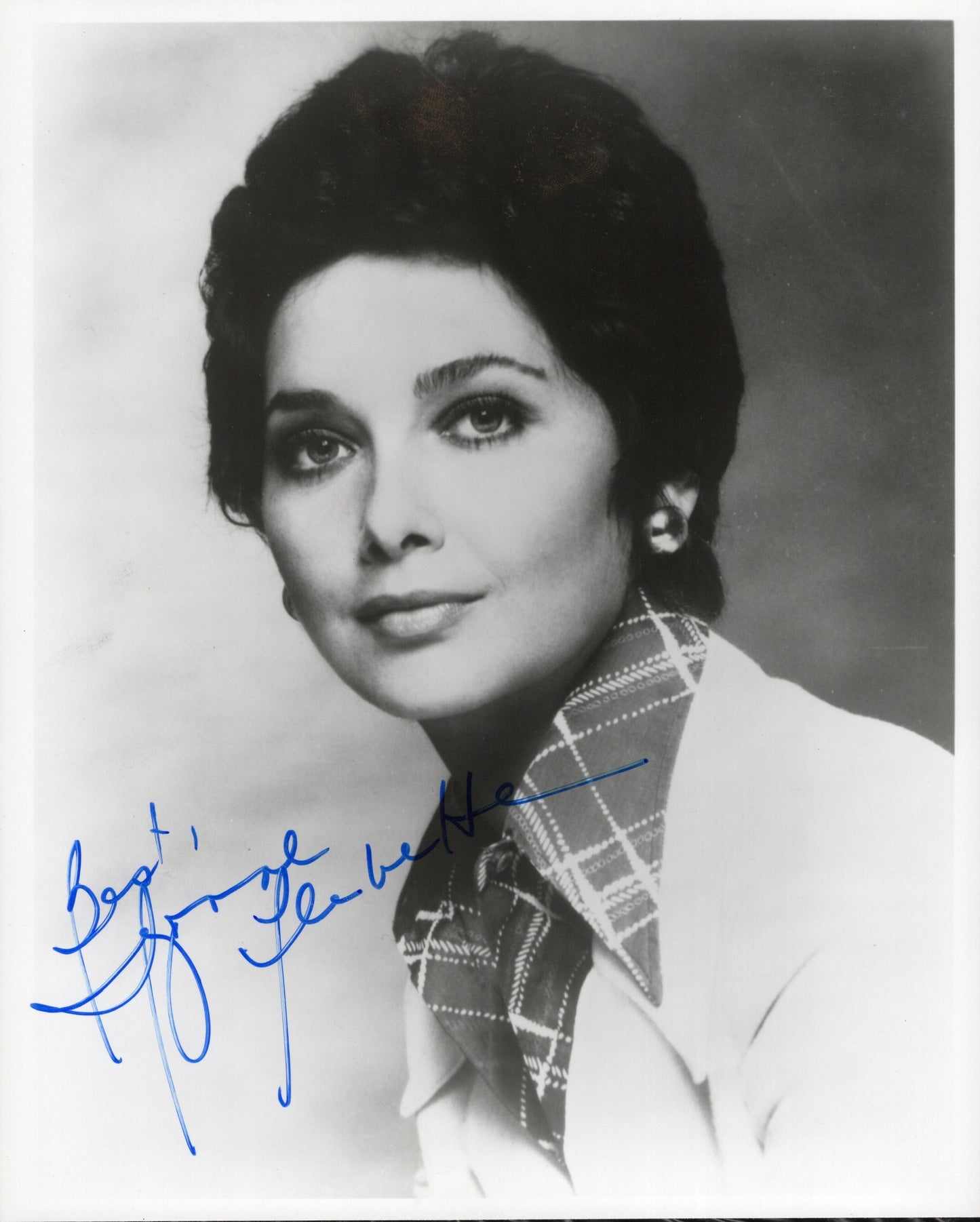 Suzanne Pleshette Signed Photo 8x10 B&W, Autograph from The Bob Newhart Show