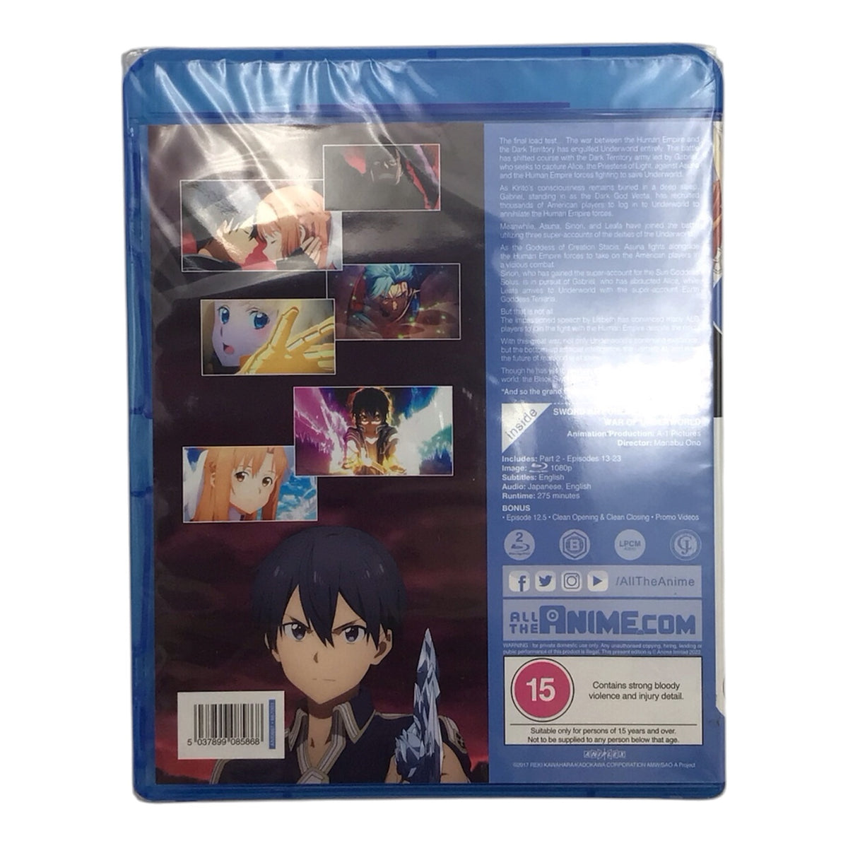 Sword Art Online Alicization War of Underworld Part 2/2 - Ep. 13-23 SEALED