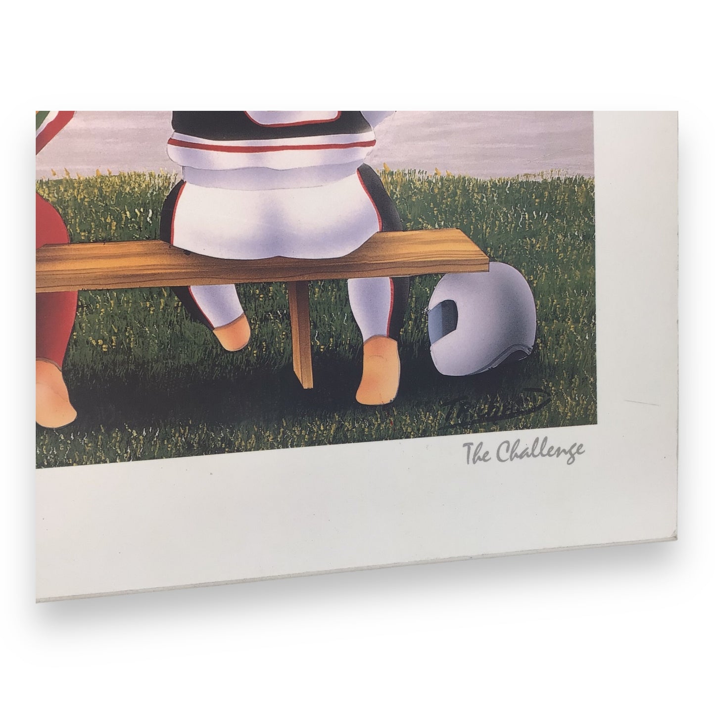 T. Richard "The Challenge" NASCAR Print - 22 x 24 Inches