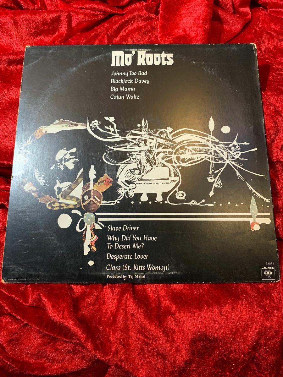 Taj Mahal Autographed Mo' Roots JSA Certification