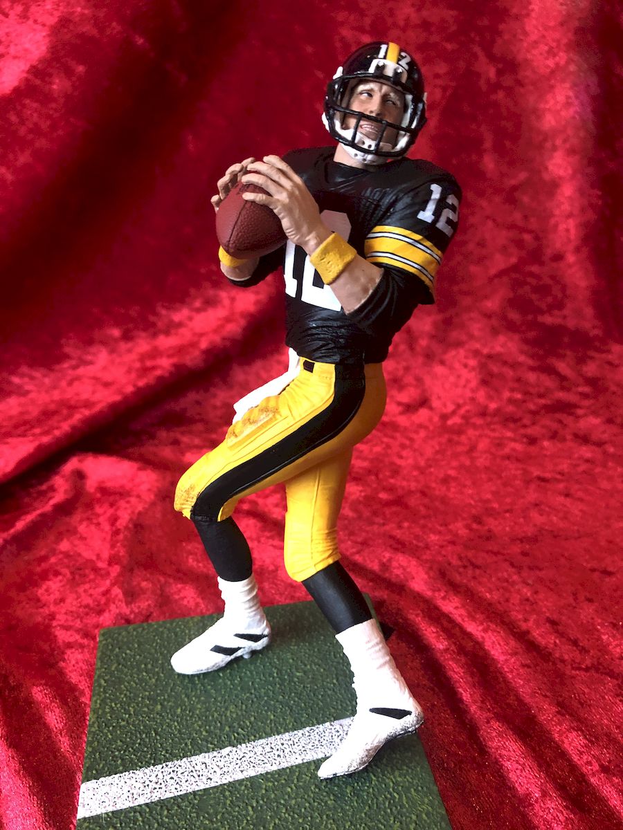 Terry Bradshaw Steelers Certified Authentic Autographed Football Shadowbox