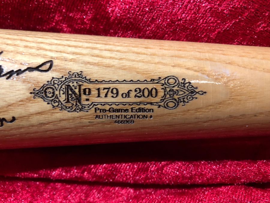 Texas Rangers /200 Limited Edition 1995 All-Star Bat w/ Laser Etched Autos