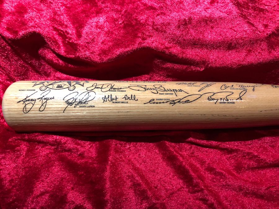 Texas Rangers /200 Limited Edition 1995 All-Star Bat w/ Laser Etched Autos
