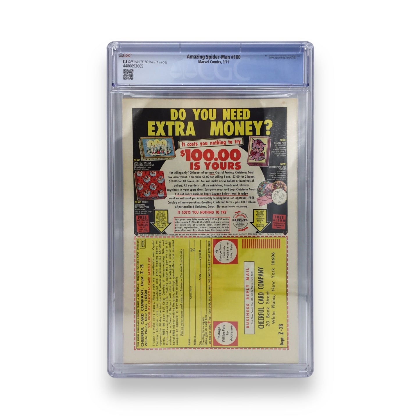 The Amazing Spider-Man #100 - The Spider or the Man? - Marvel 1971 - CGC 8.5