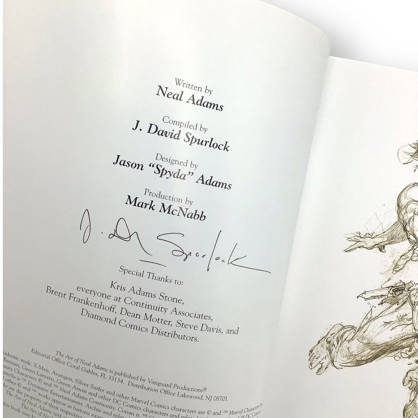 The Art of Neal Adams (2010) 1st Edition Signed by J. David Spurlock