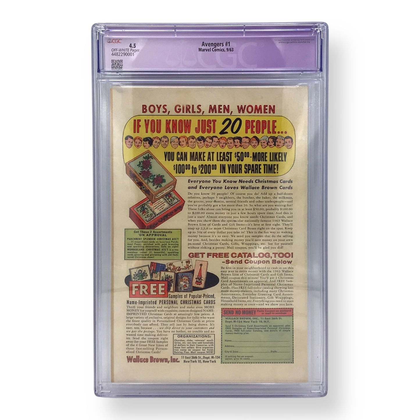 The Avengers #1 (1963) | CGC Restored 4.5 | 1st Avengers Appearance
