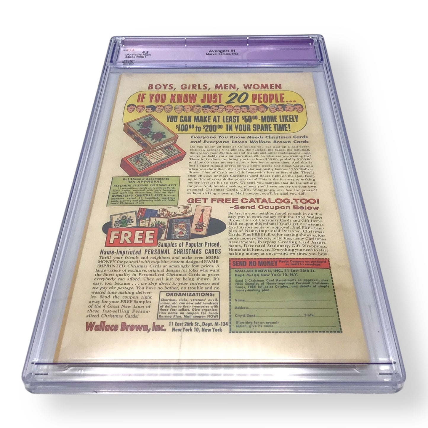 The Avengers #1 (1963) | CGC Restored 4.5 | 1st Avengers Appearance