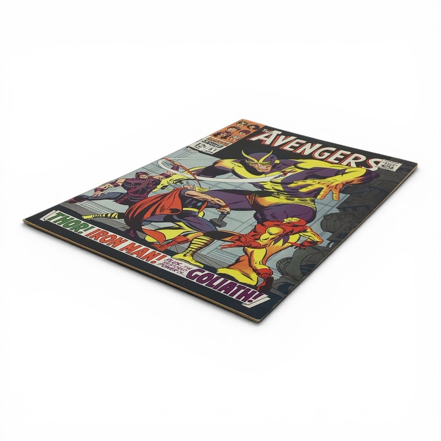 The Avengers #51 - Thor, Iron Man, Plus the Restored Power of the Goliath