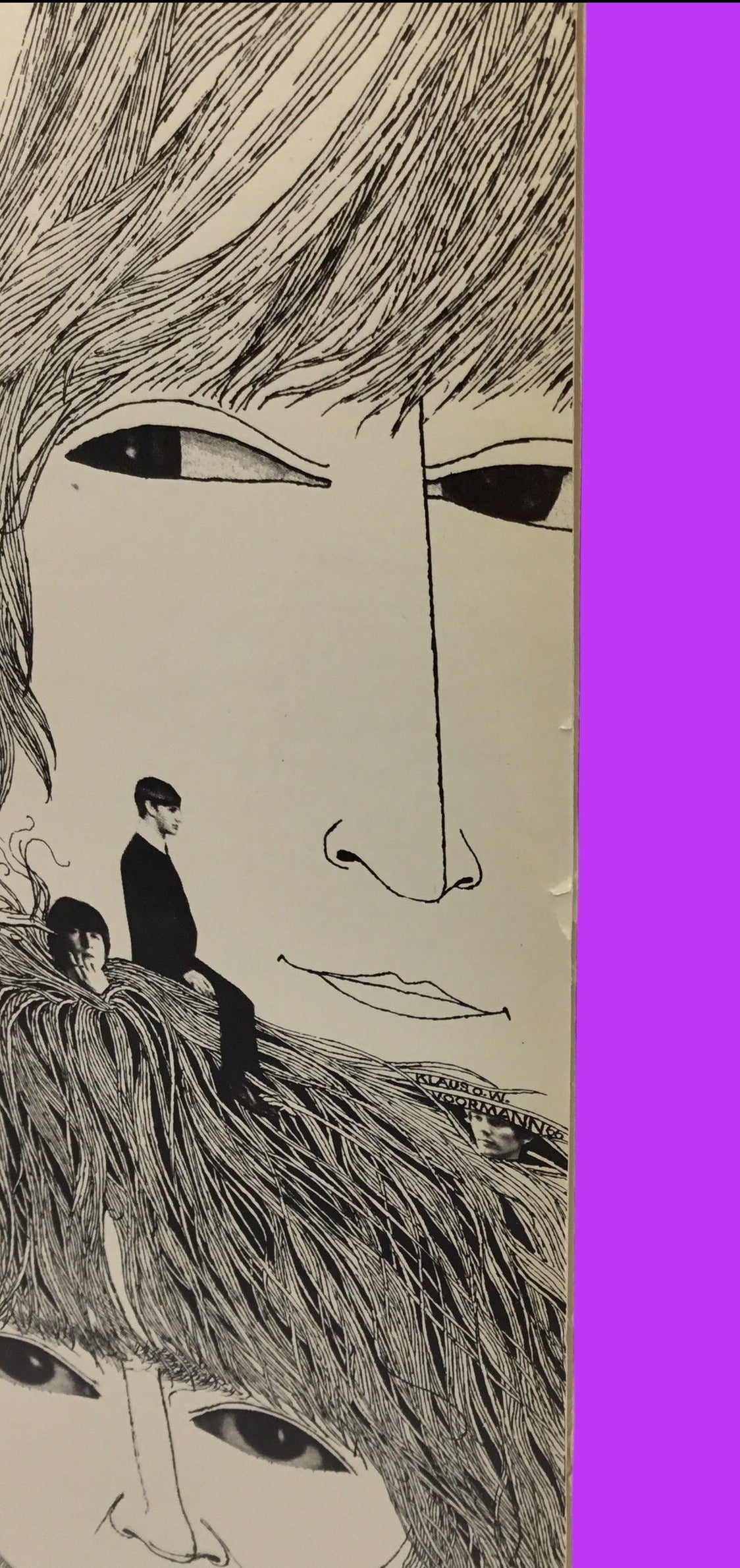 The Beatles 1976 US PRESS Revolver Vinyl LP Record Stereo SW2576 Purple Capital Label