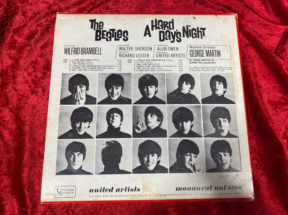 The Beatles - A Hard Day's Night - UAL3366