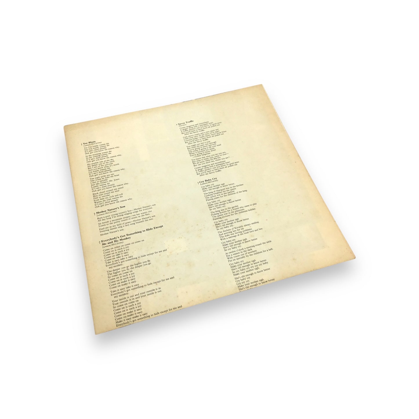 The Beatles – The Beatles (White Album) Vinyl LP | Preowned Rock Classic