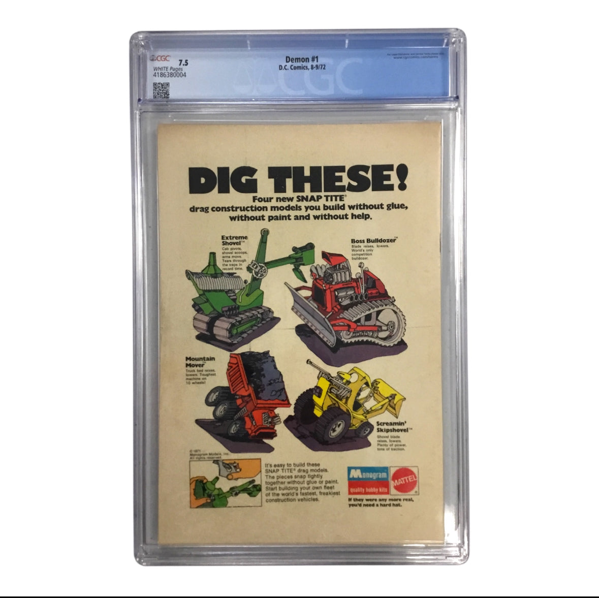 The Demon #1 - Jack Kirby - DC Comics 1972 CGC 7.5