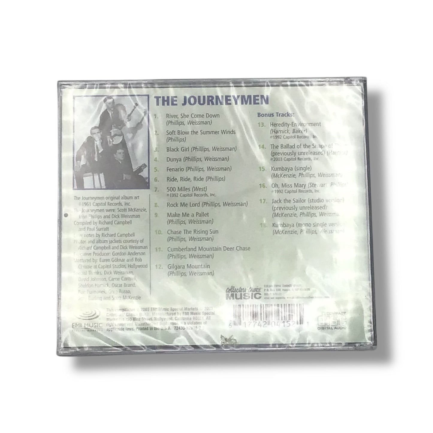 The Journeyman Debut Album - "The Journeymen" CD