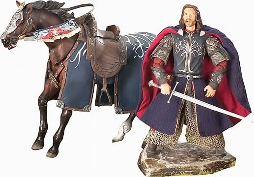 The Lord of the Rings: The Return of the King - Aragorn with Brego Deluxe Horse & Rider Set