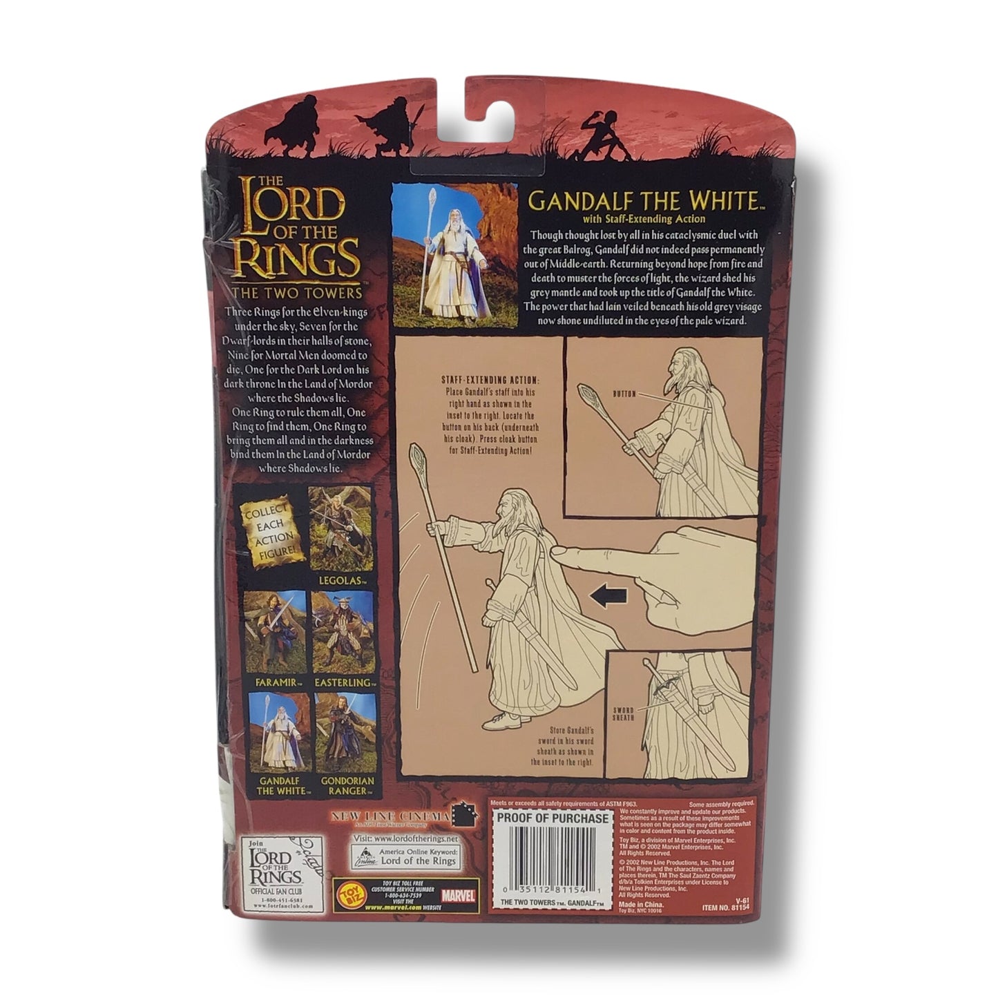 The Lord of the Rings: The Two Towers - Gandalf the White Action Figure