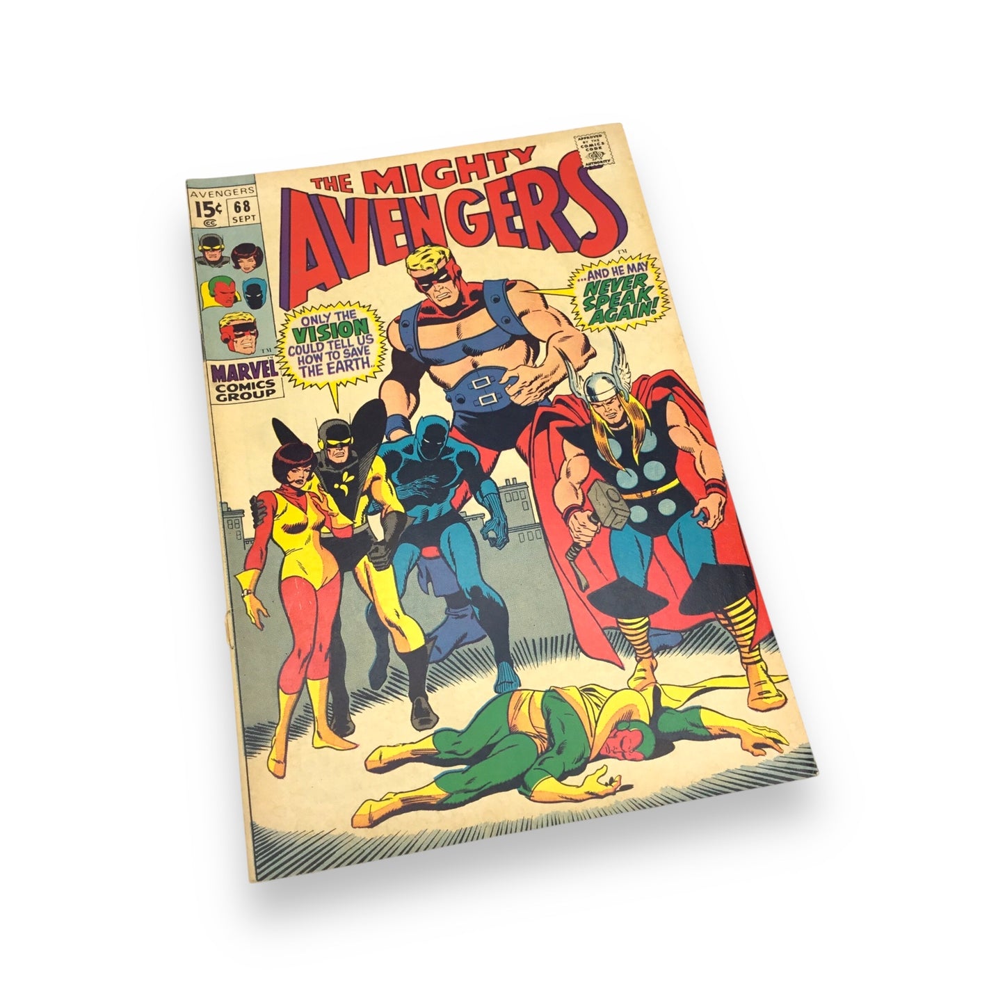 The Mighty Avengers #68 1969 Marvel Sal Buscema Roy Thomas