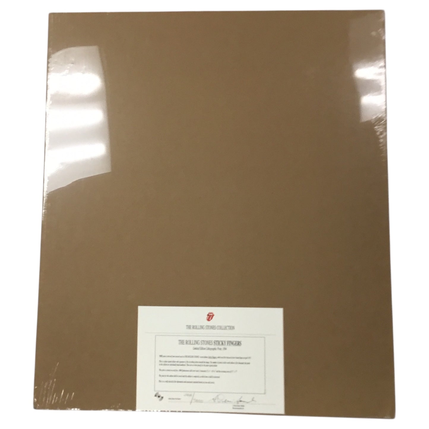 The Rolling Stones “Sticky Fingers” Limited Edition Lithograph (1990, #2448/5000, Plate Signed, COA, Sealed)
