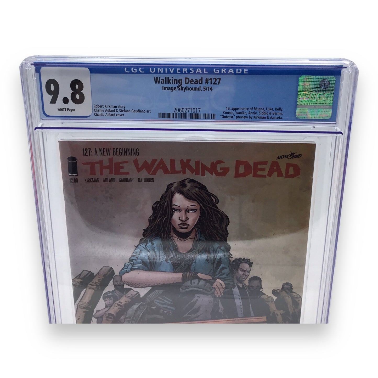 The Walking Dead #127 Graded CGC 9.8 - Image CGC 2014