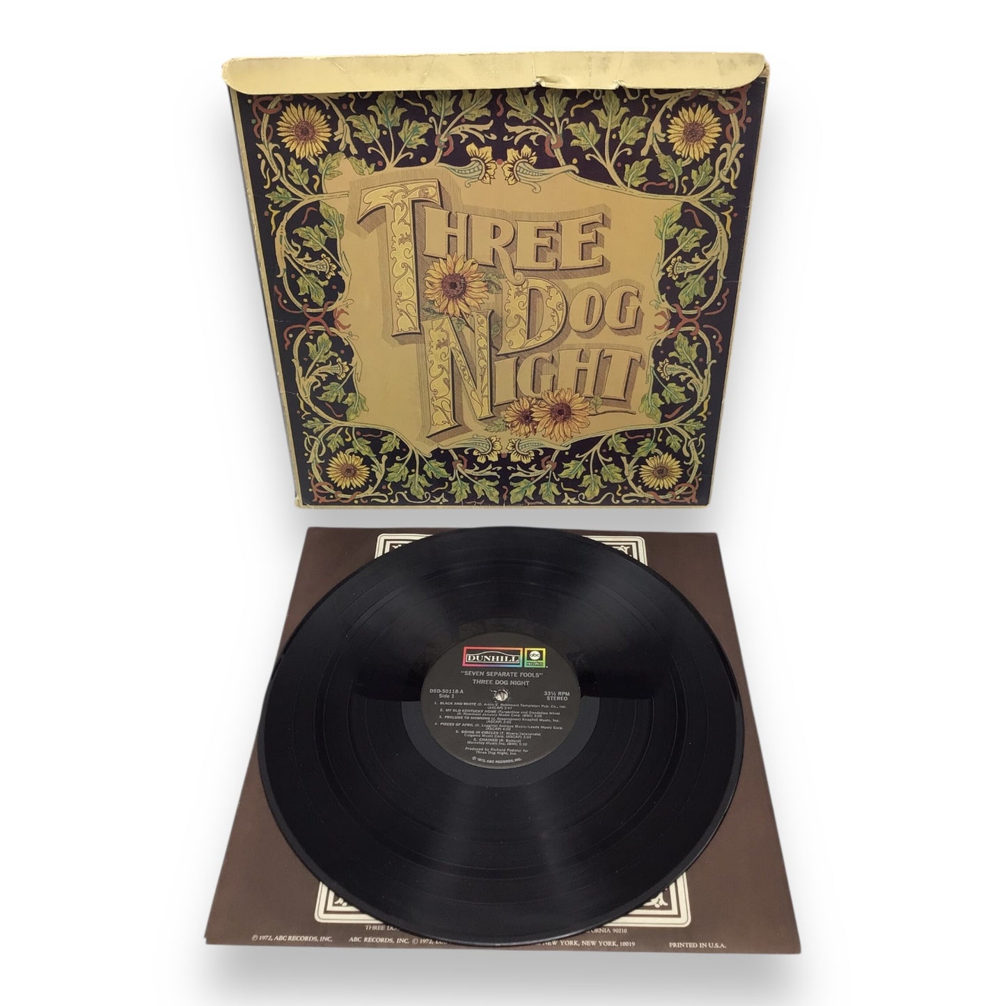 Three Dog Night - Seven Separate Fools /+Band Cards | Preowned Pop Rock Classic