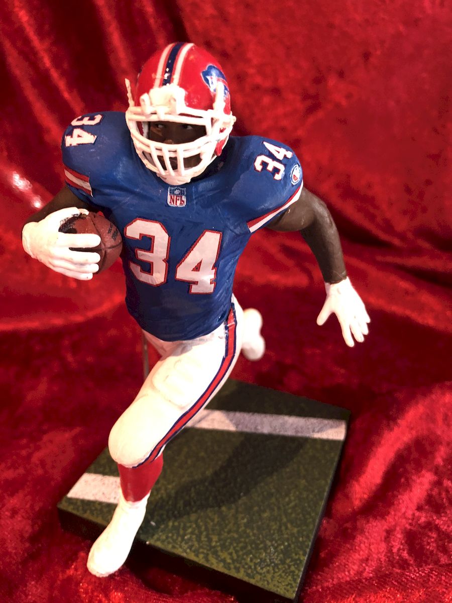 Thurman Thomas Bills Certified Authentic Autographed Mini Helmet Shadowbox