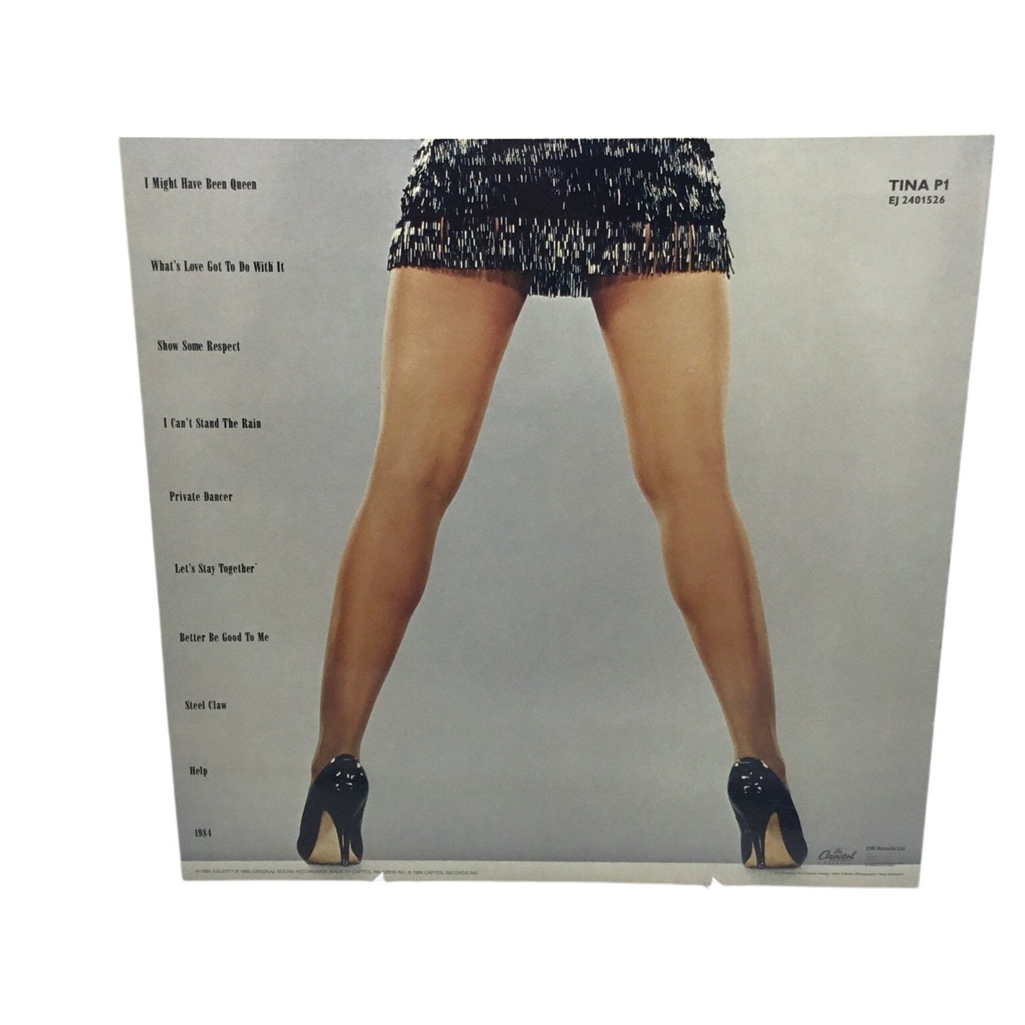 Tina Turner - Private Dancer 1984 UK Capitol 10-Track Picture Disc LP 1984