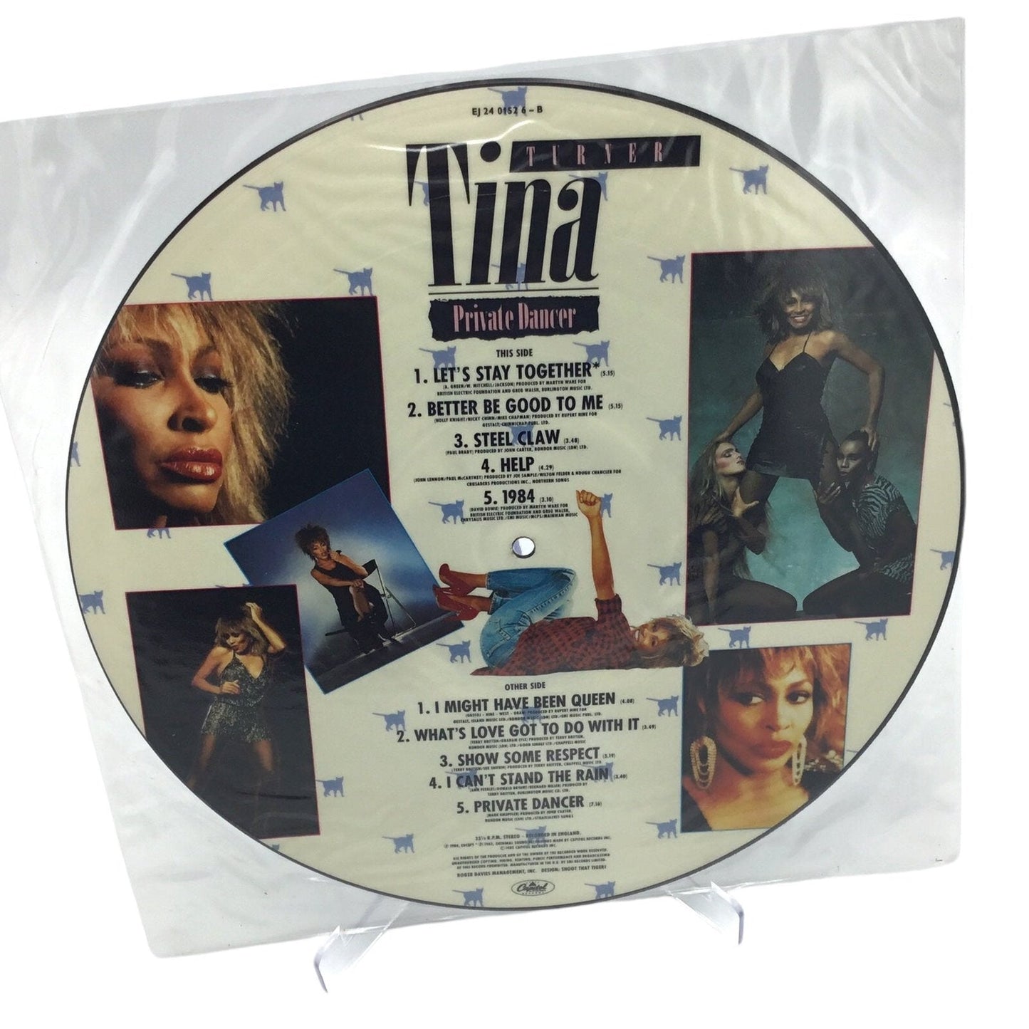 Tina Turner - Private Dancer 1984 UK Capitol 10-Track Picture Disc LP 1984