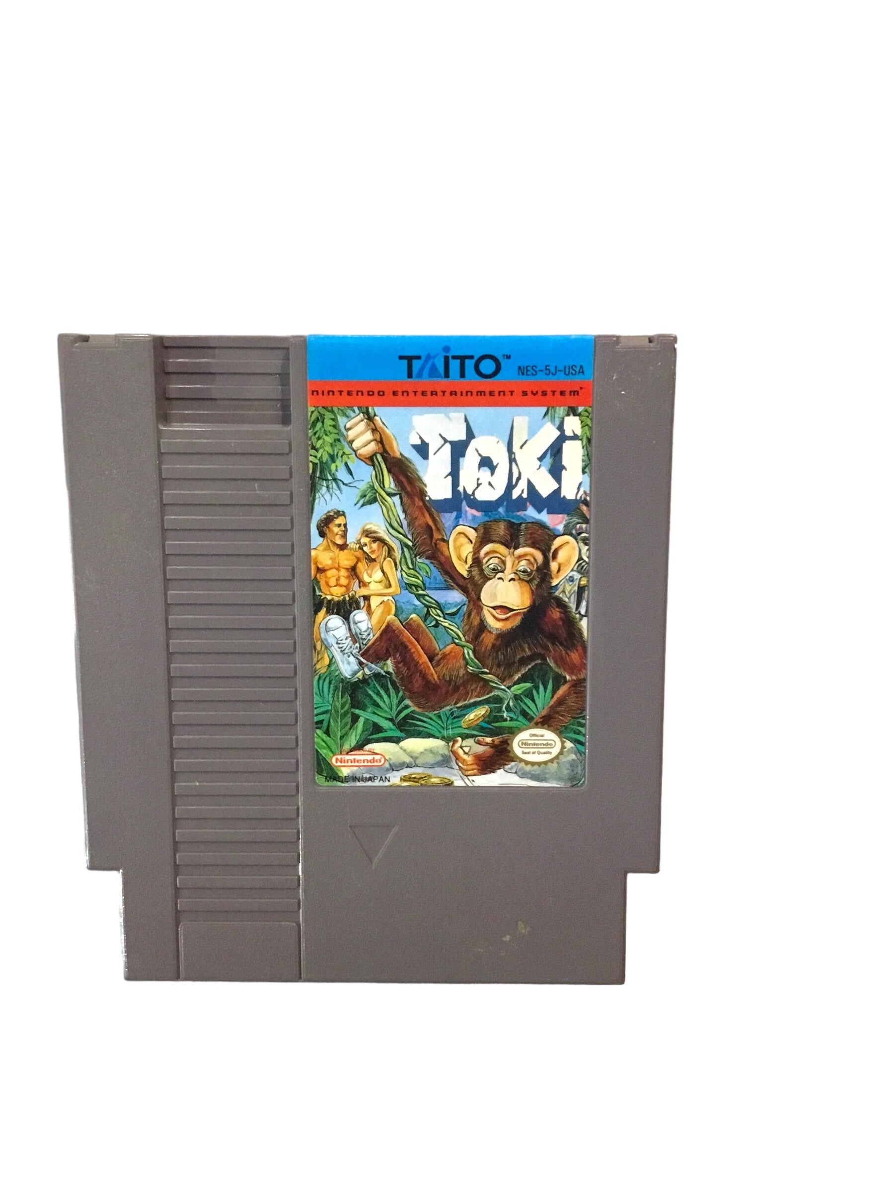Toki Nintendo NES Authentic Taito Monkey Game Rare