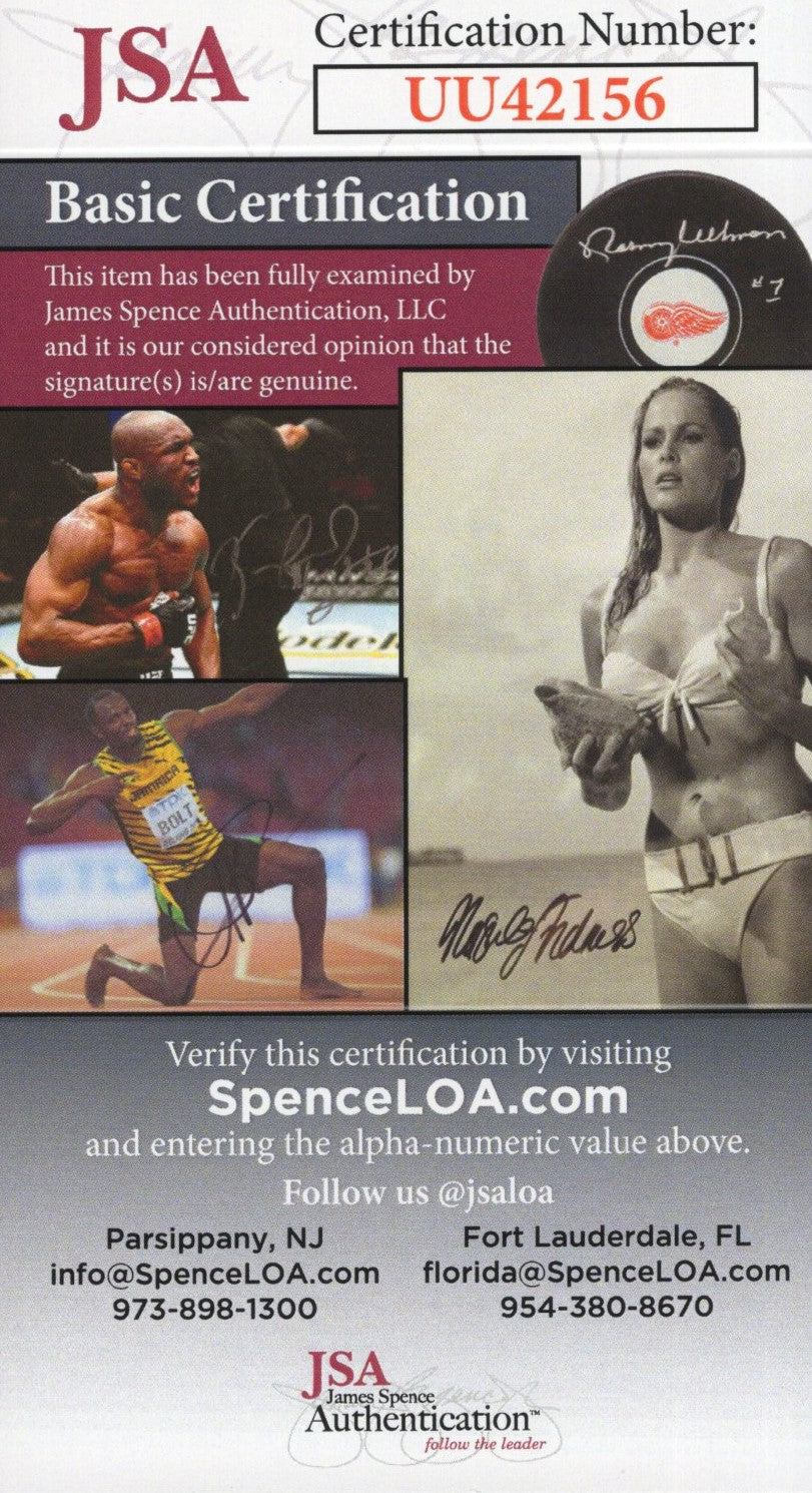 Tom Snyder Signed Photo 8x10 B&W, Tom Snyder Autograph, JSA Certified Authentic UU42156