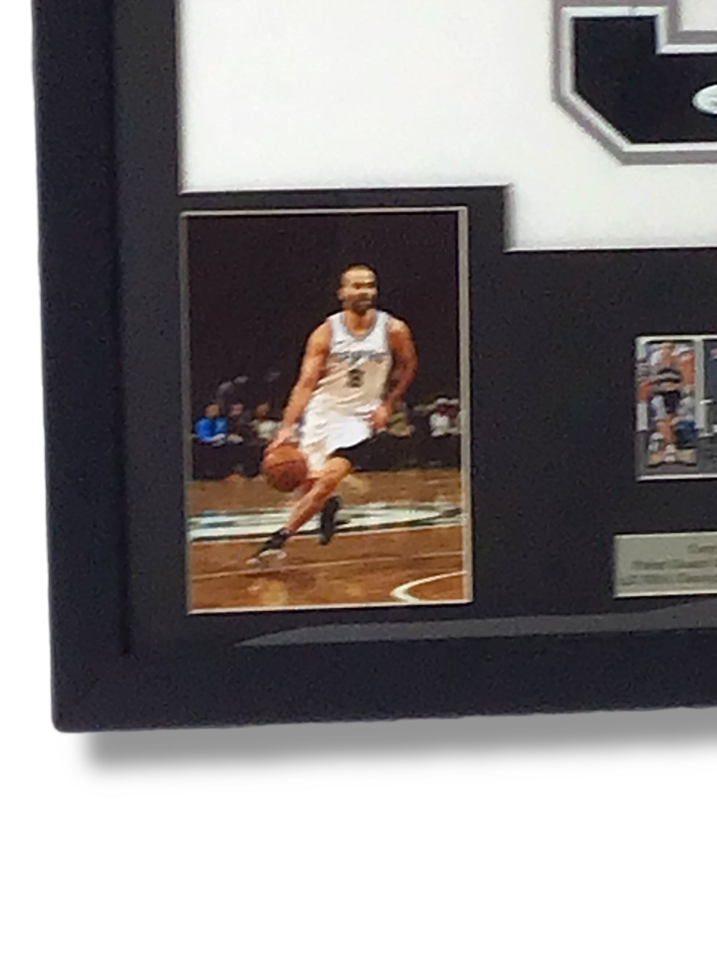 Tony Parker Framed Authentic NBA Signed Autographed Jersey w/ JSA Cert.