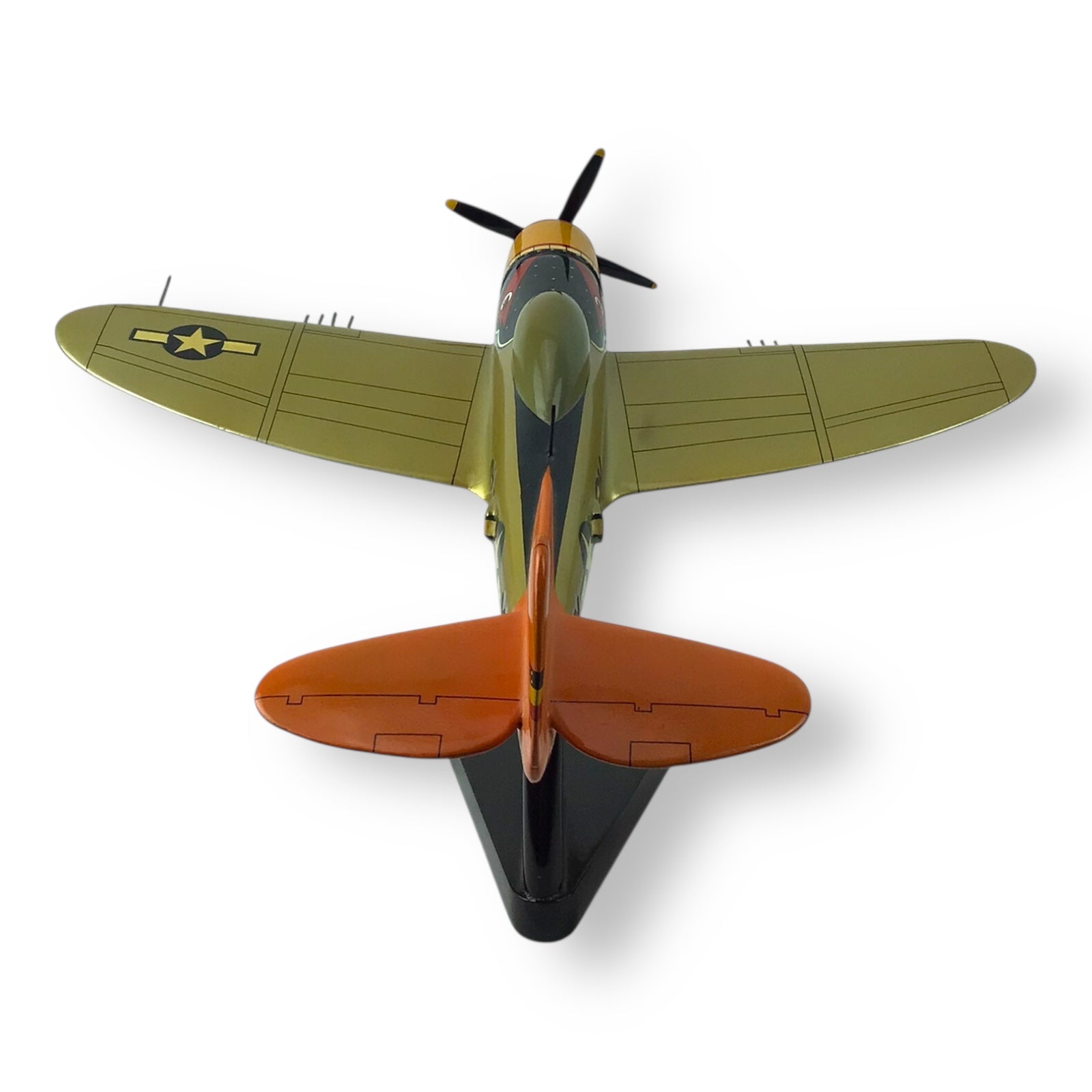 "Top Gun WWII" P-47 Thunderbolt Wooden Model Plane