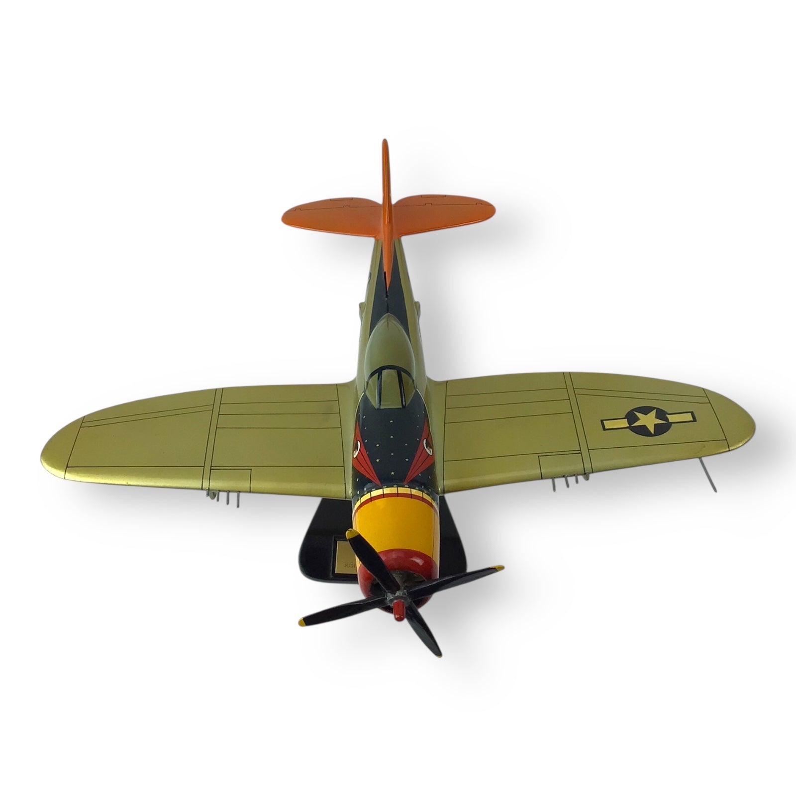 "Top Gun WWII" P-47 Thunderbolt Wooden Model Plane