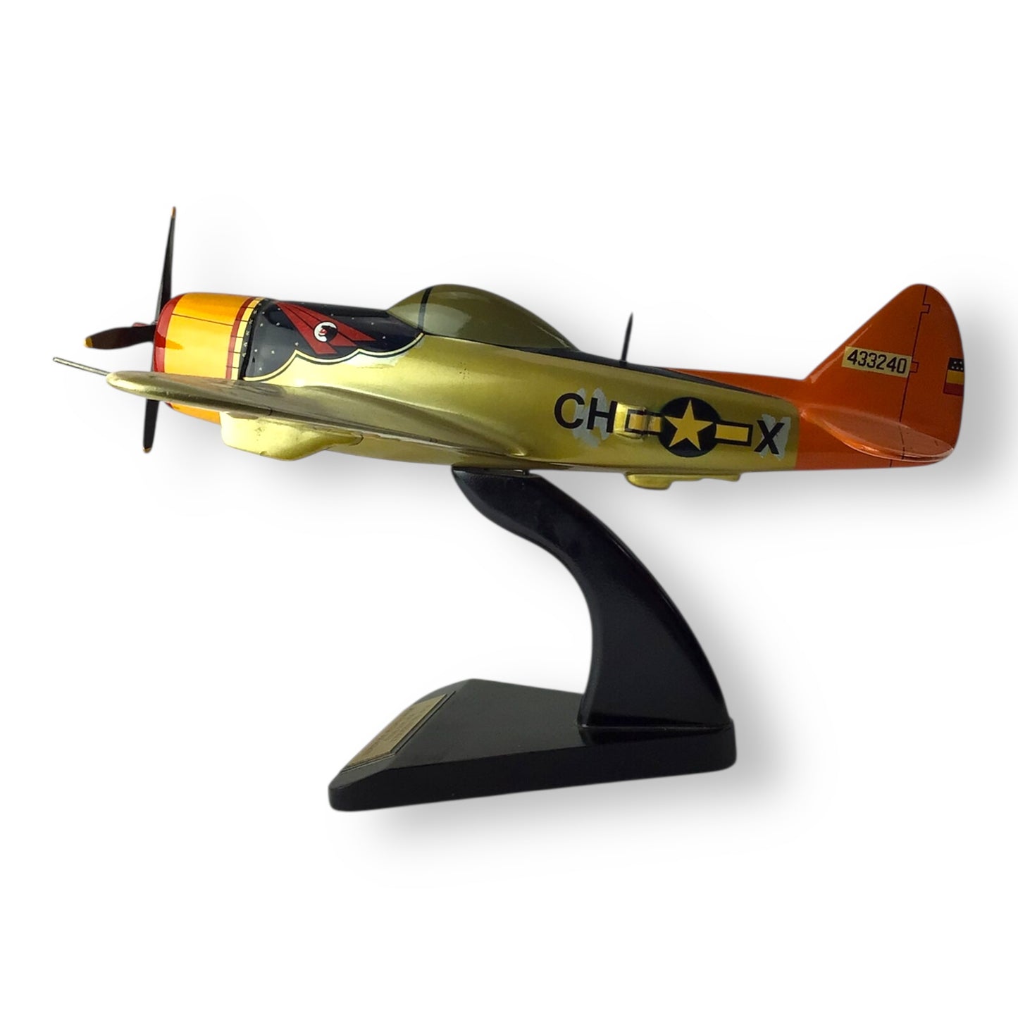 "Top Gun WWII" P-47 Thunderbolt Wooden Model Plane