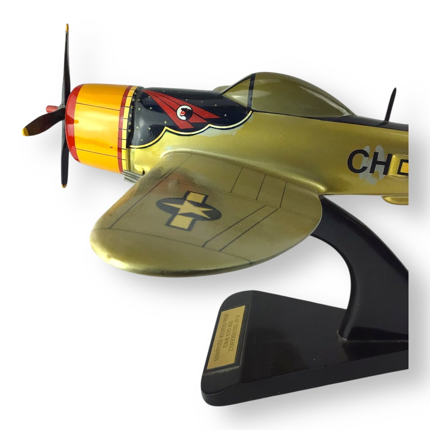 "Top Gun WWII" P-47 Thunderbolt Wooden Model Plane