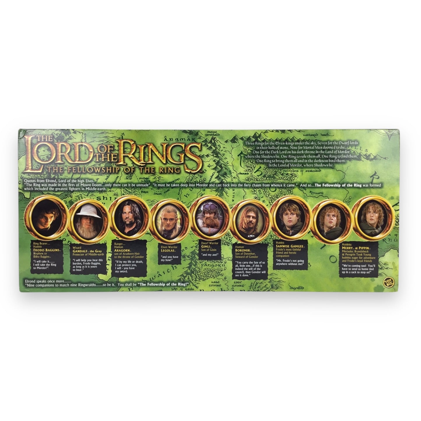 Toy Biz Lord of the Rings: Fellowship of the Ring Deluxe Gift Pack (2002 Collectible Set)