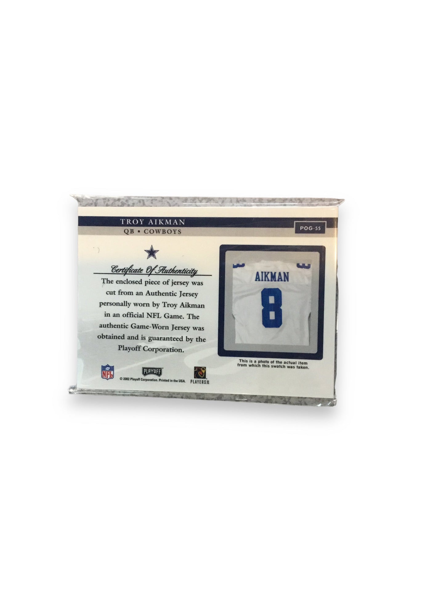 Troy Aikman Cowboys Certified Authentic Autographed Mini-helmet Shadowbox