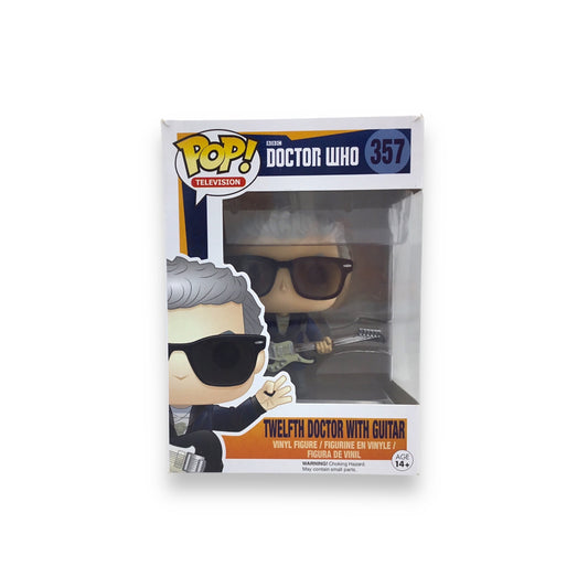 Twelfth Doctor With A Guitar Doctor Who Funko Pop #357 Very Good