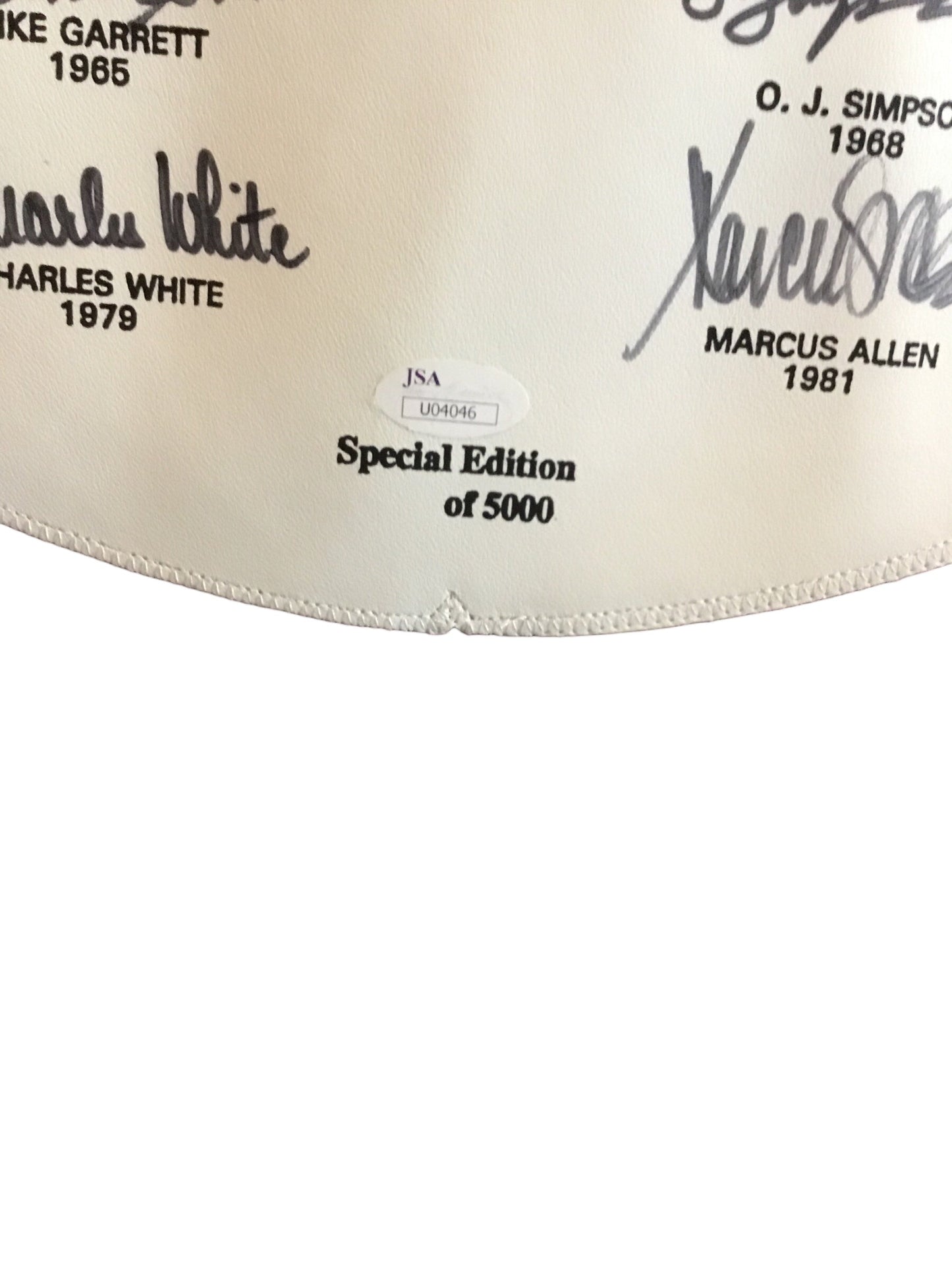 USC Trojans Legends Jersey Signed by O.j. Simpson, Marcus Allen, Charles White, Mike Garrett - JSA COA