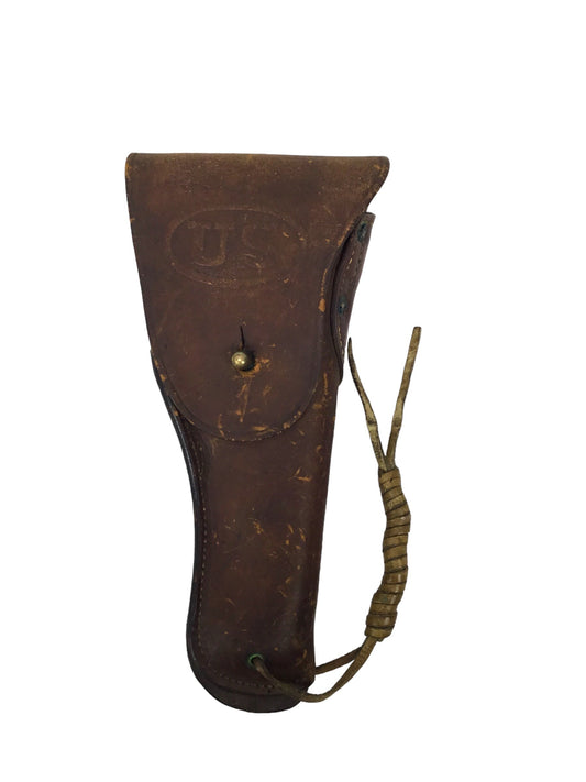 U.S. 1911 Leather Pistol Holster marked 1918, "J.J.M."