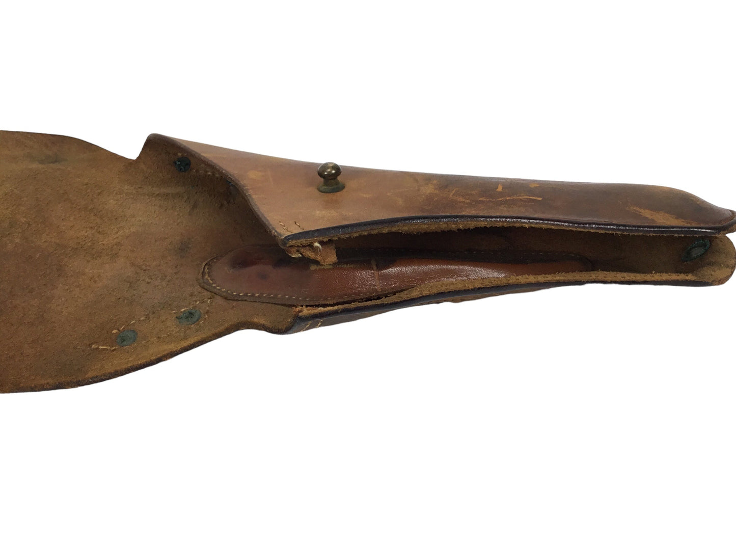 U.S. 1911 Leather Pistol Holster marked "Folsom Sporting Goods"