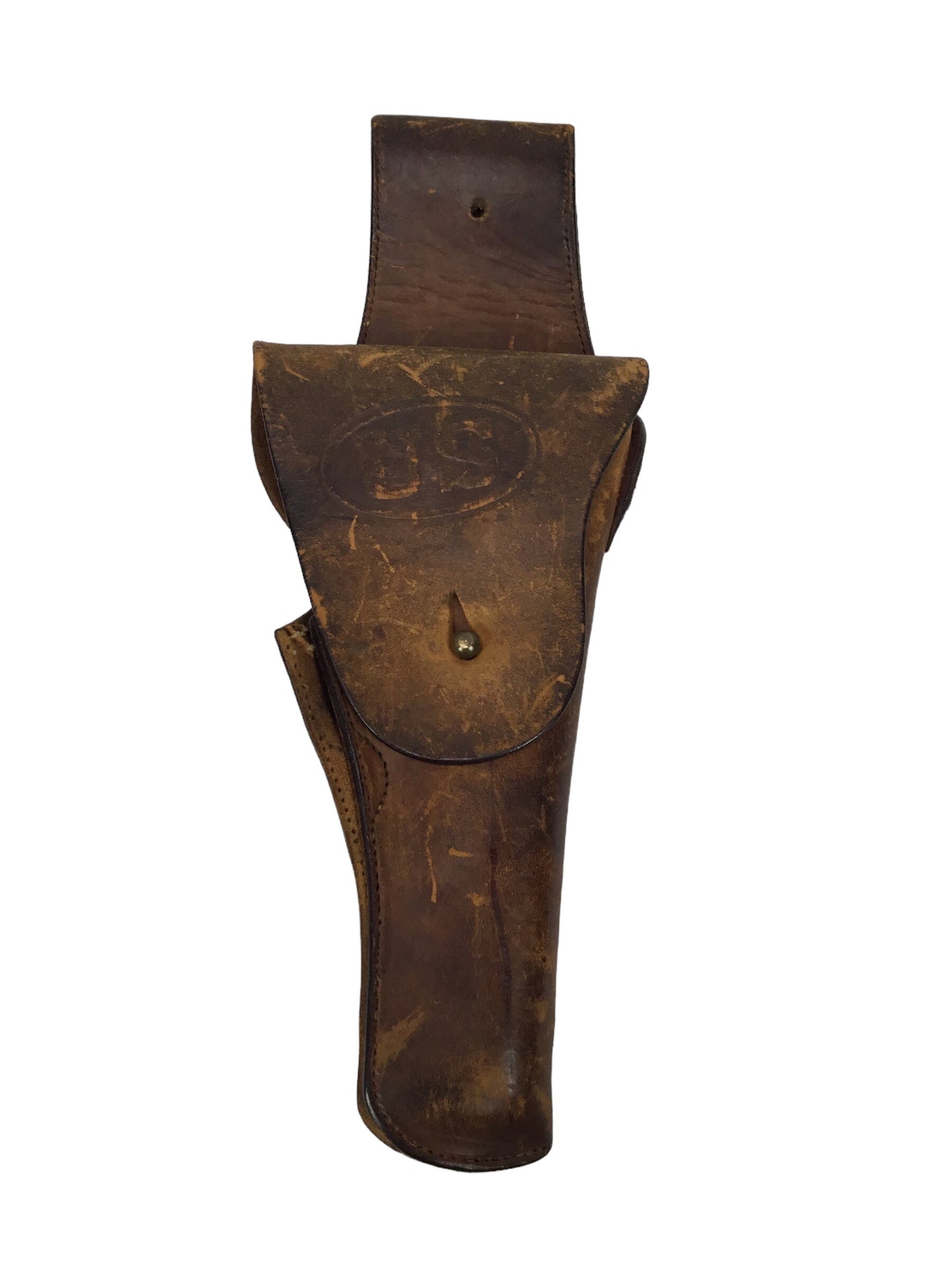 U.S. 1911 Leather Pistol Holster marked "Folsom Sporting Goods"